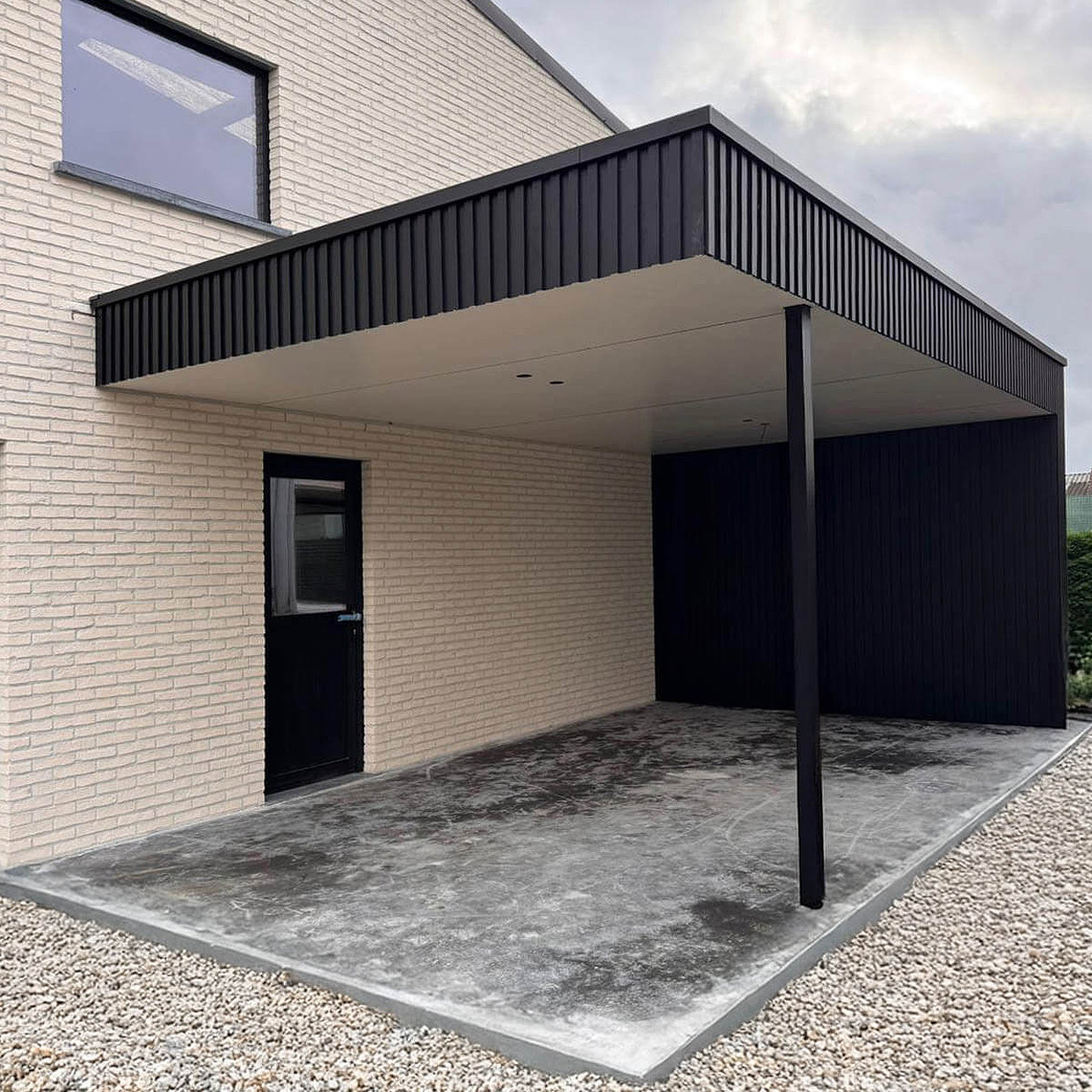 Cladix Aluminium Gevelbekleding Gitzwart RAL9005